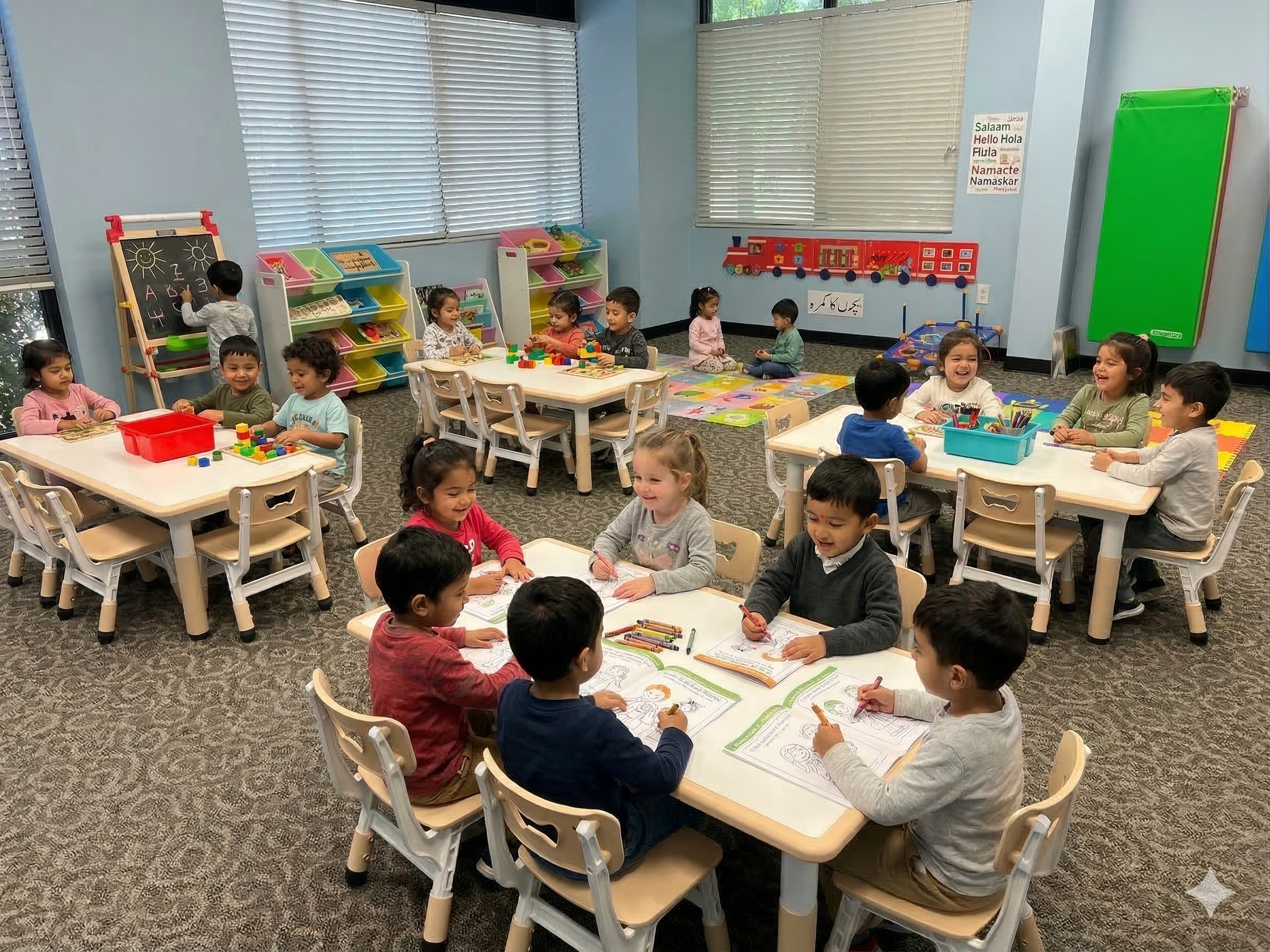 Learning activities in classroom